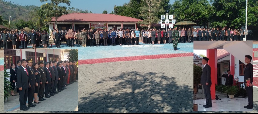 Pemkab Minsel Gelar Upacara Hari Kesaktian Pancasila di SMPN 2 Amurang