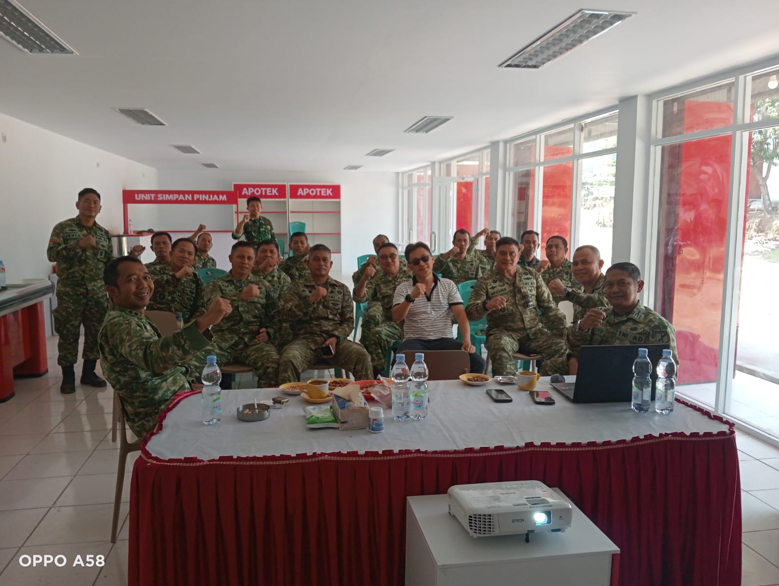 Evaluasi KDKMP, Dandim 1302/Minahasa Kumpulkan 19 Danramil di Tenga
